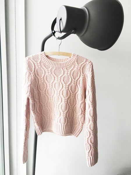 rose crop sweater