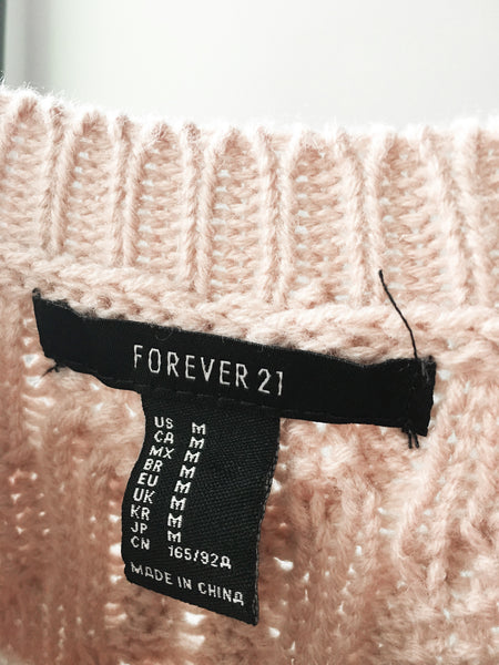 rose crop sweater