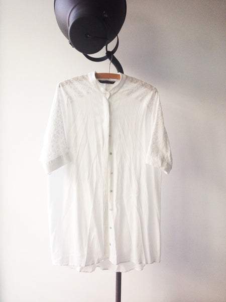 lacy white tunic